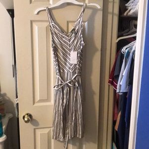 Cute White W/ Stripes Dress!